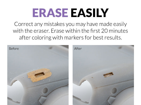 Metallic Series Markers * 2 Eraser