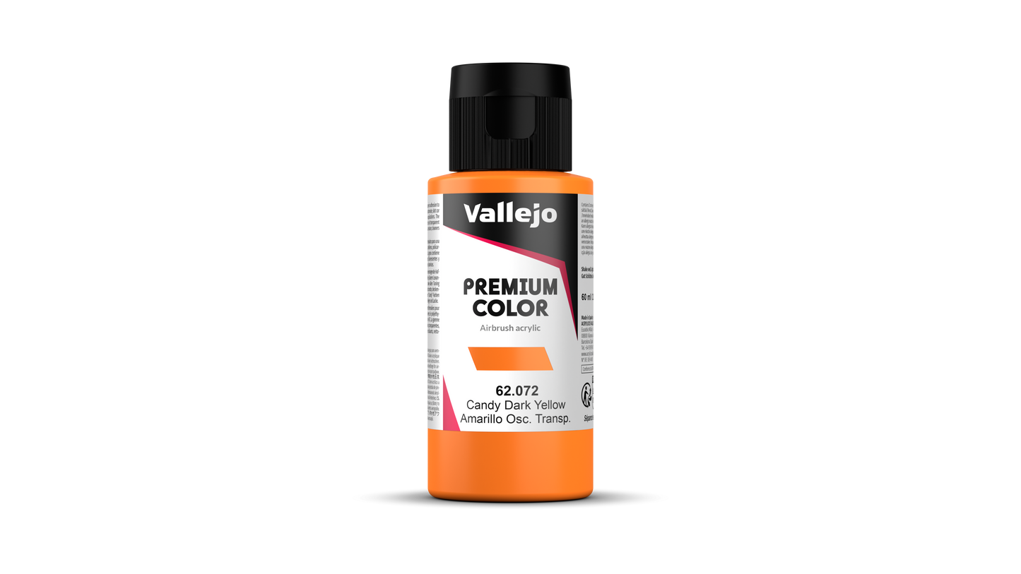 62.072 Vallejo Premium Color - Candy Dark Yellow - 60ML
