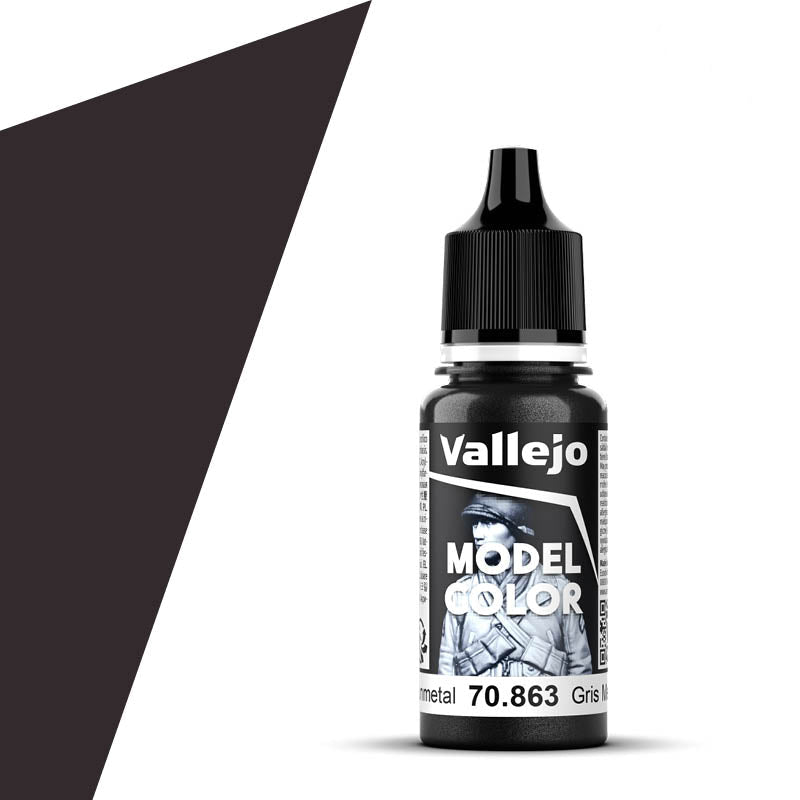 70.863 Vallejo Model Color - Gunmetal - 18ML