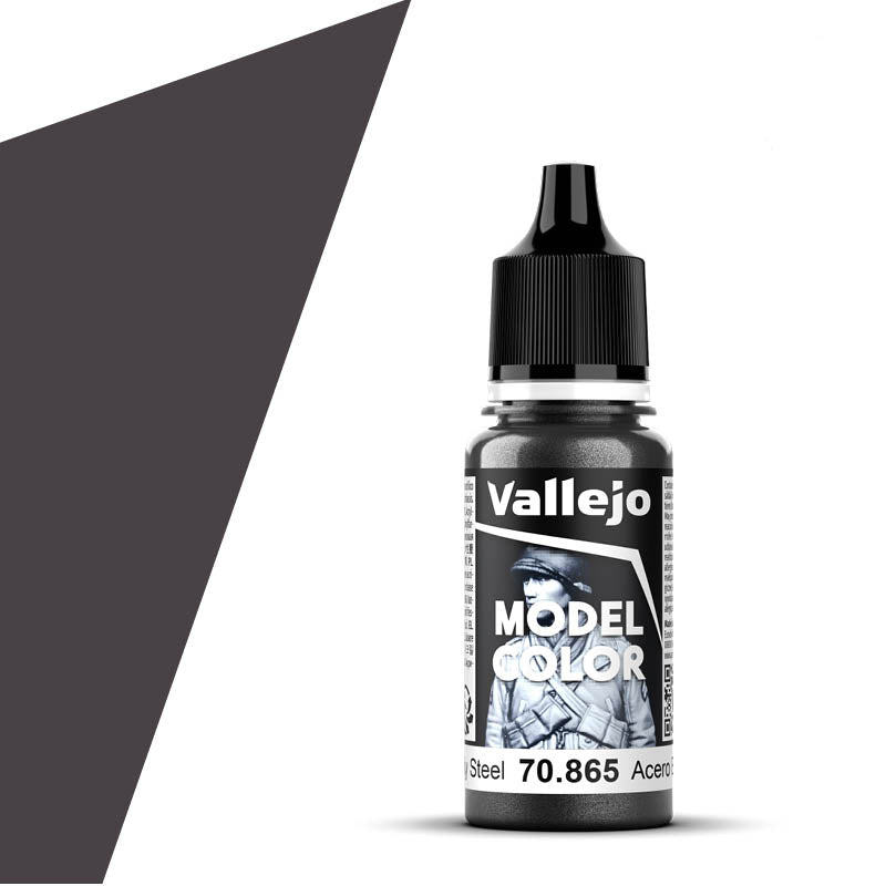 70.865 Vallejo Model Color - Oily Steel - 18ML