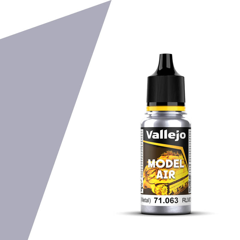71.063 Vallejo Model Air - Silver RLM01 (Metallic) - 18 ML