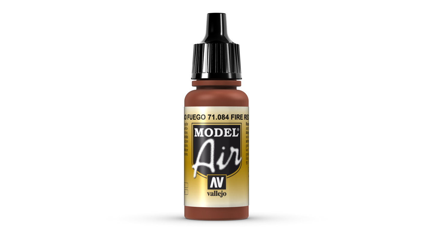 71.084 Vallejo Model Air - Fire Red - 17 ML
