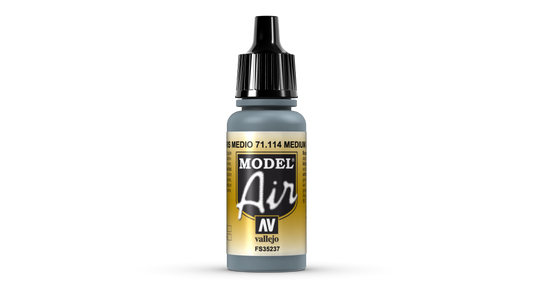 71.114 Vallejo Model Air - Medium Gray - 17 ML