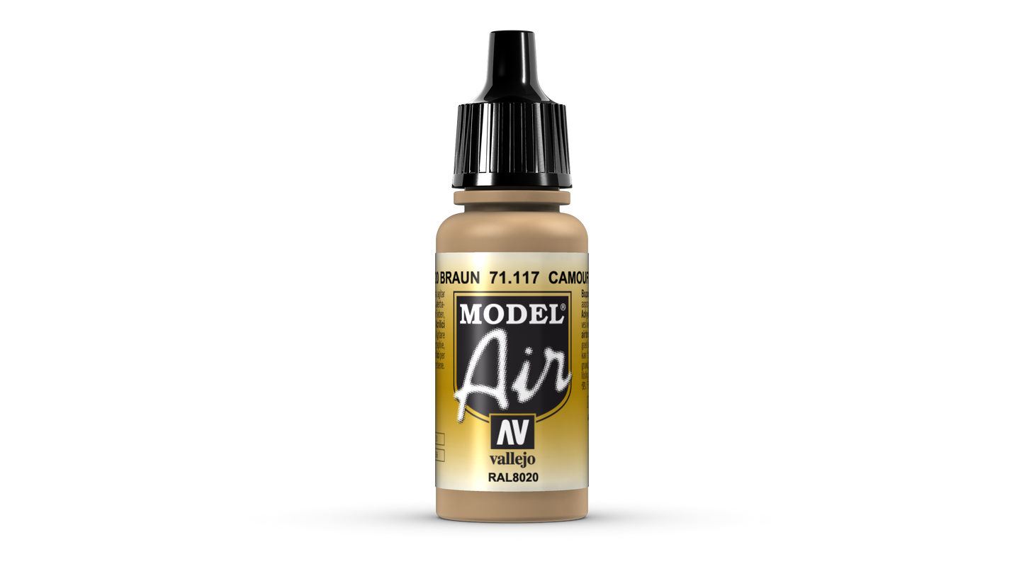 71.117 Vallejo Model Air - Camouflage Brown - 17 ML