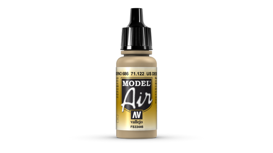 71.122 Vallejo Model Air - US Desert Armour - 17 ML