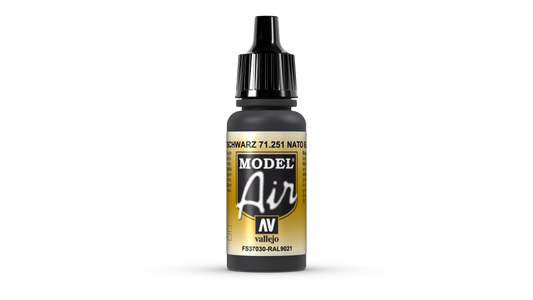 71.251 Vallejo Model Air - NATO Black - 17 ML