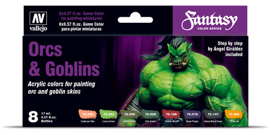 72.304 Vallejo Game Cololur Set - Orcs & Goblins