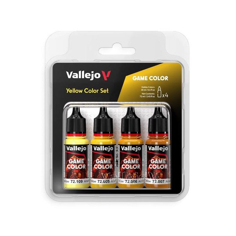 72.378 Vallejo Game Colour Set - Yellow