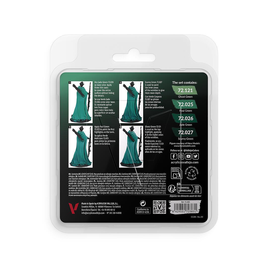 72.383 Vallejo Game Colour Set - Cold Green