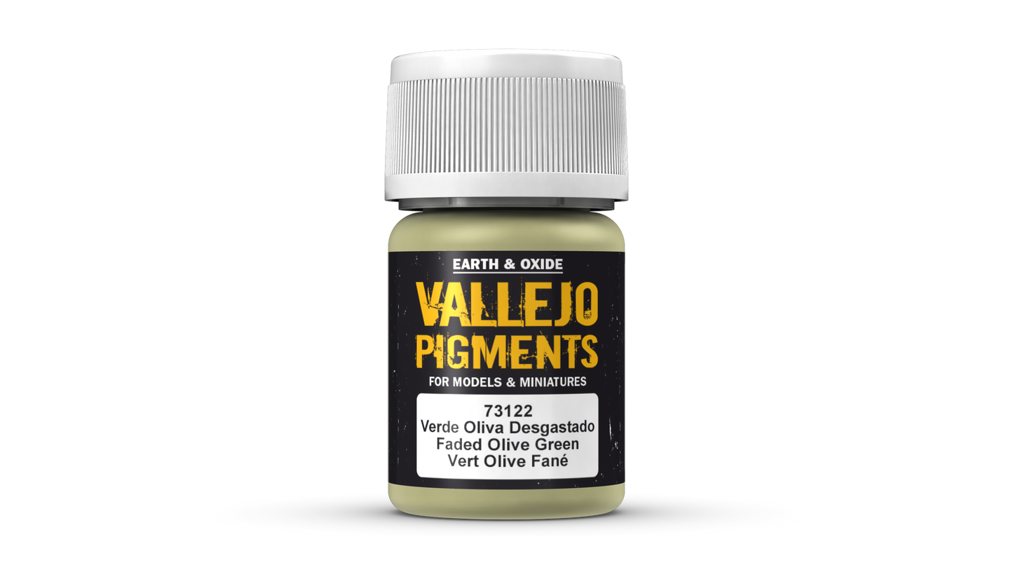 Vallejo Pigments 73.122 - Faded Olive Green 73122 - 35 ML