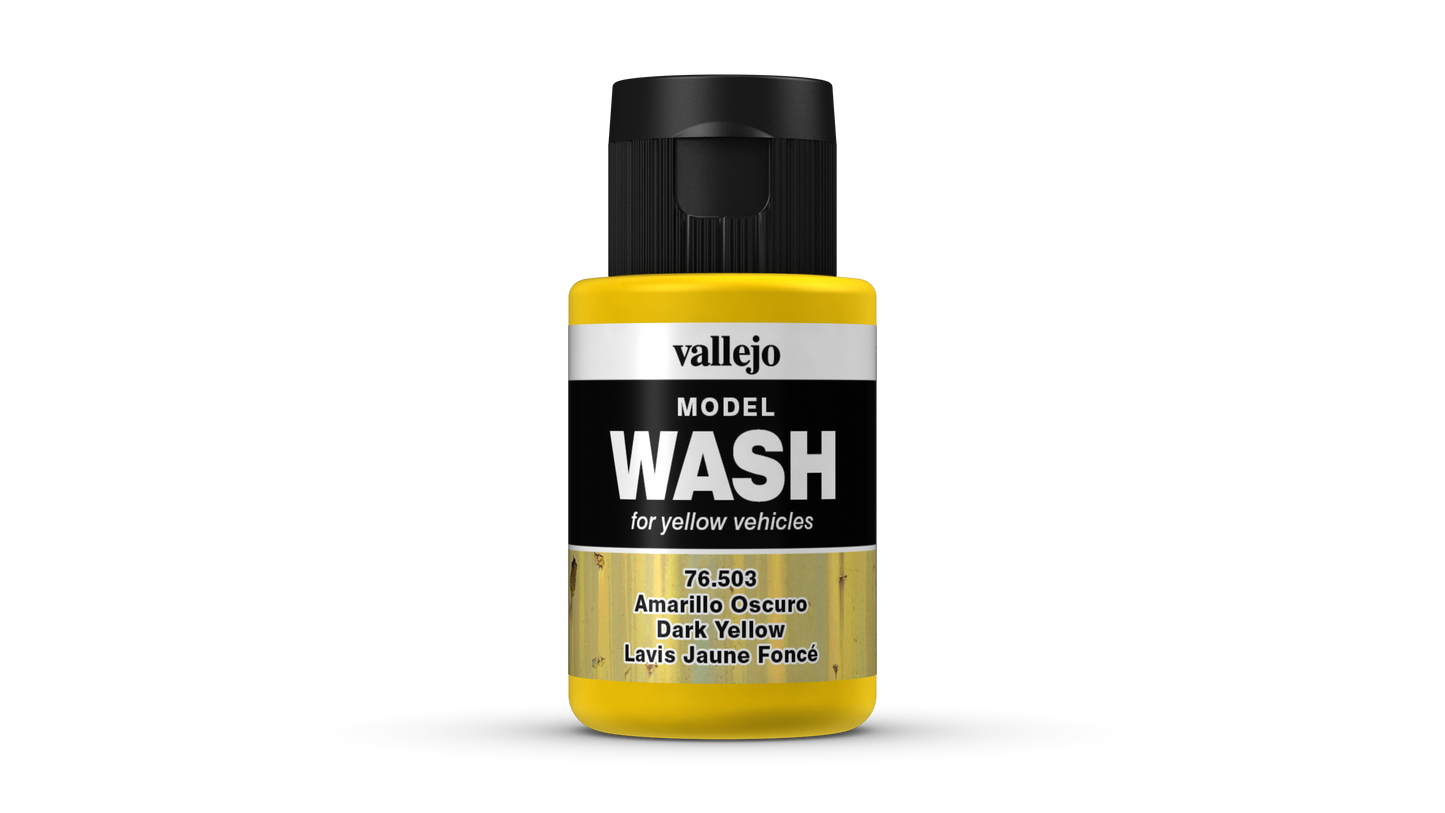 Vallejo Model Wash 76.503 - Dark Yellow 76503 - 35 ML