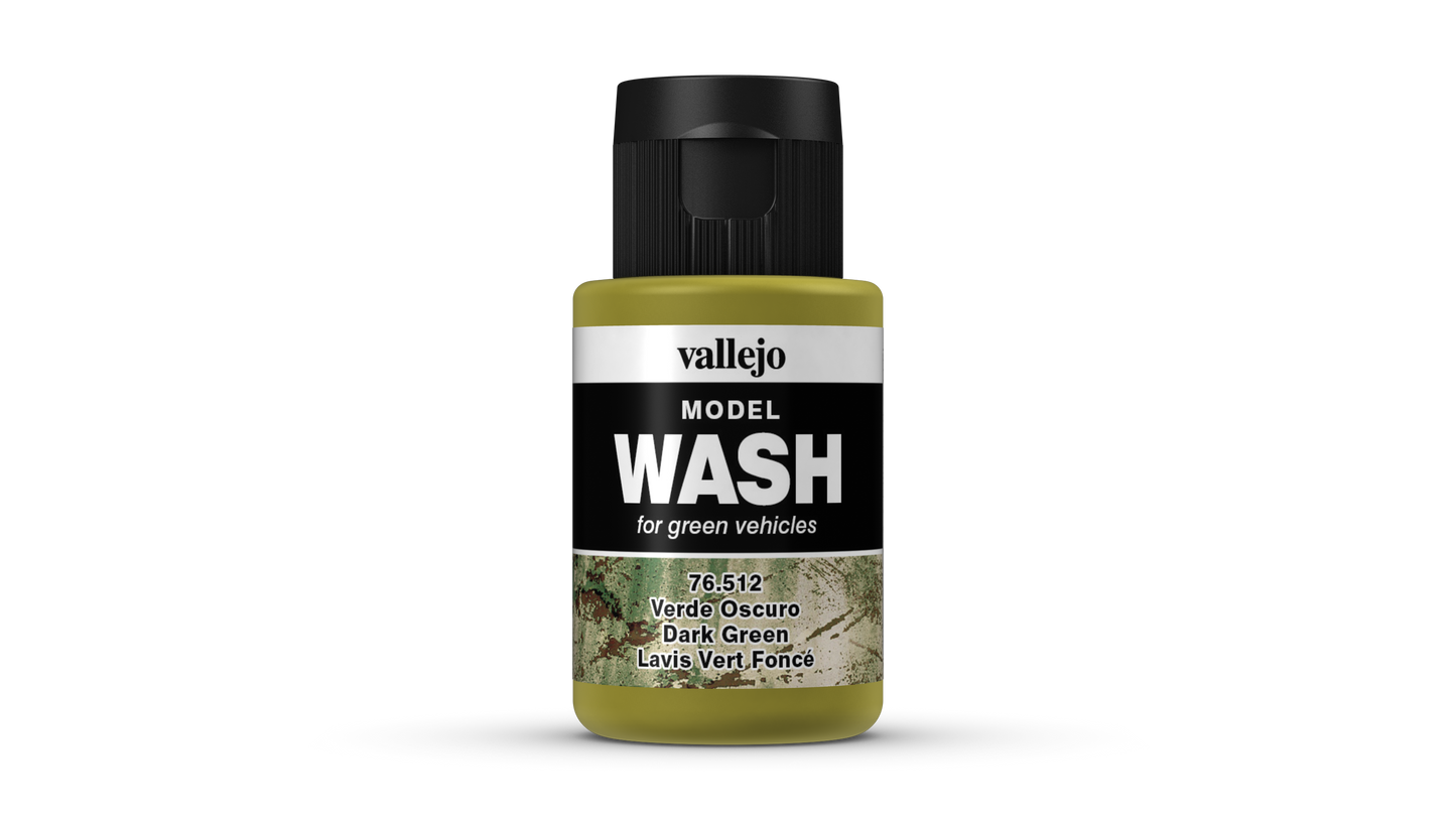 Vallejo Model Wash 76.512 - Dark Green 76512 - 35 ML