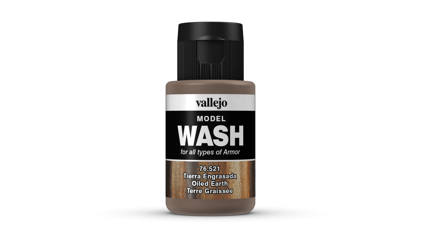 Vallejo Model Wash 76.521 - Oiled Earth 76521 - 35 ML