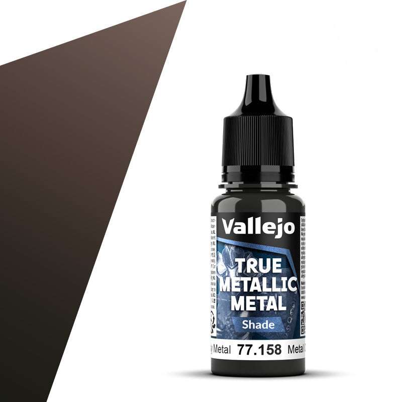 77.158 - Vallejo True Metalic Metal Shade - Rusty Metal - 18 ML