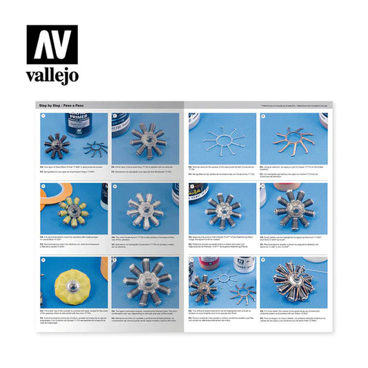 77.604 Vallejo Metal Colour Set - Engine
