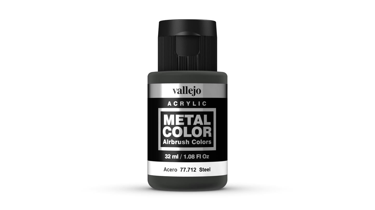 Vallejo Metal Colour 77.712 - Steel 77712 - 32 ML