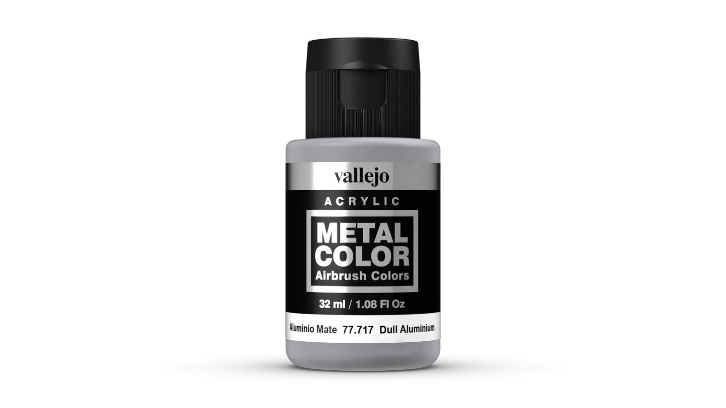 Vallejo Metal Colour 77.717 - Dull Aluminium 77717 - 32 ML