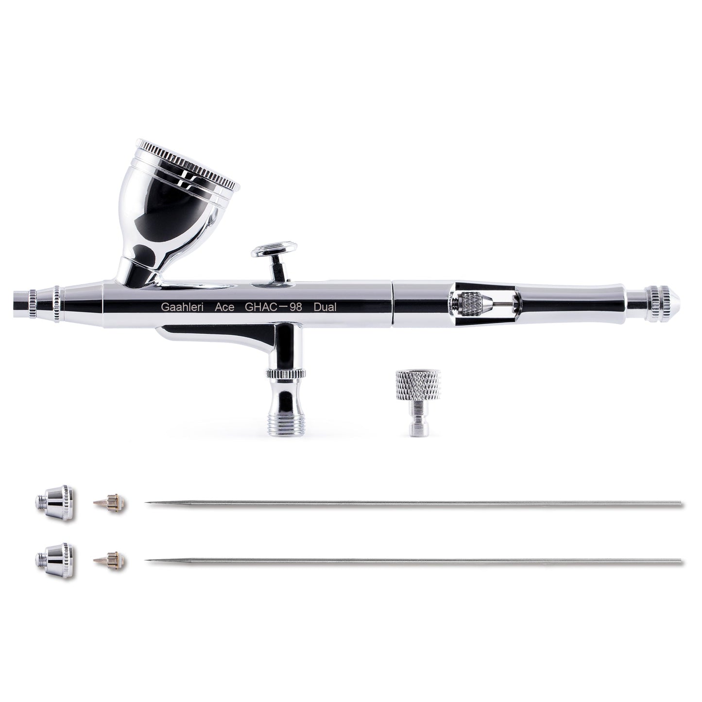 Gaahleri Ace Series – GHAC-98D Gravity Feed Double Action Airbrush (0.38mm & 0.5mm)