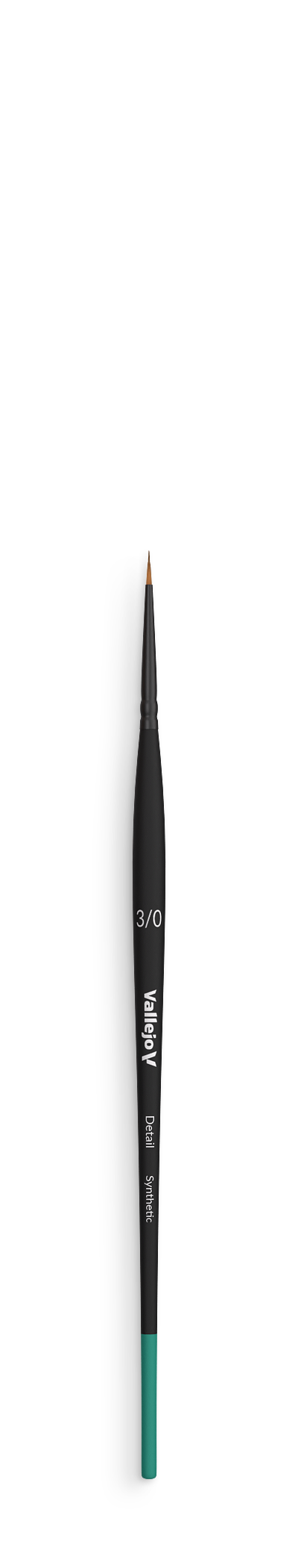 B02030 Vallejo Detail Brushes - Round Synthetic Brush No. 3/0