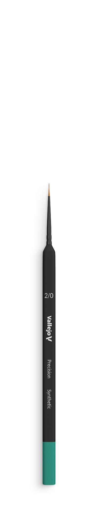 B03020 Vallejo Precision Brushes - Round Synthetic Brush – Triangular Handle No. 2/0