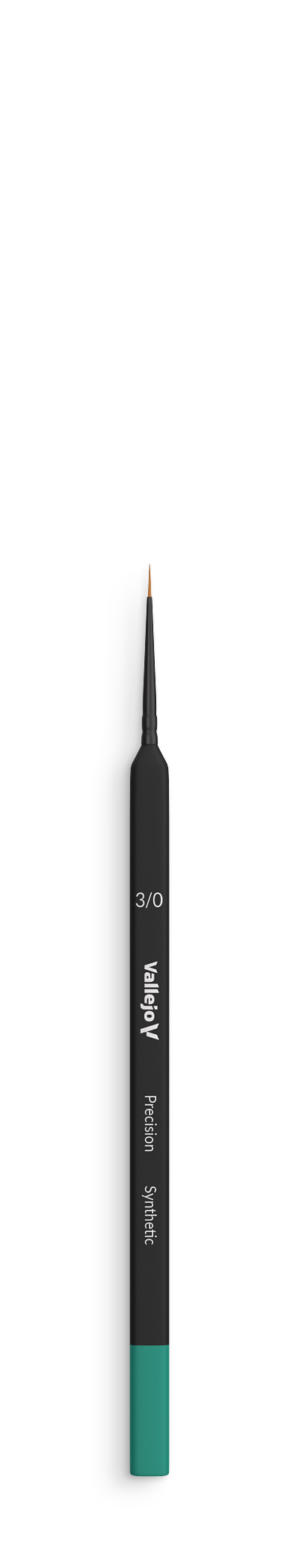 B03030 Vallejo Precision Brushes - Round Synthetic Brush β Triangular Handle No. 3/0