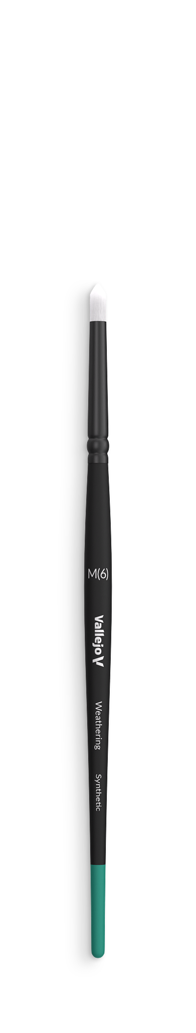 B08002 Vallejo Weathering Brushes - Round Synthetic Brush (Medium)
