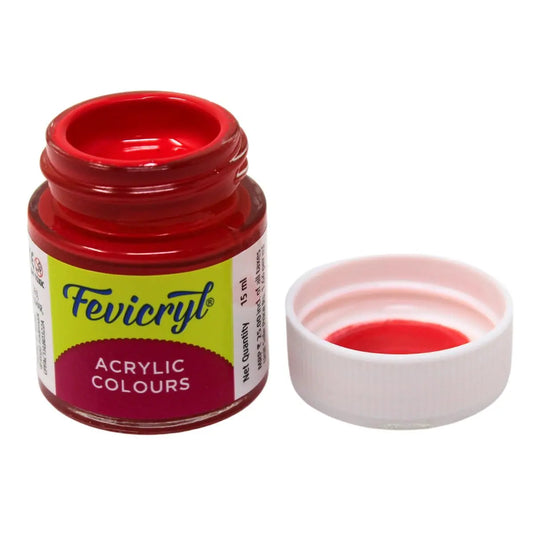 Fevicryl Acrylic Colours - Coral RED - 15 ML