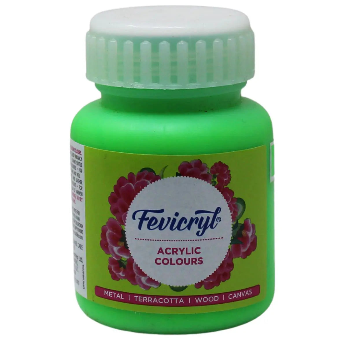 Fevicryl Acrylic Colours - Neon Green - 100 ML
