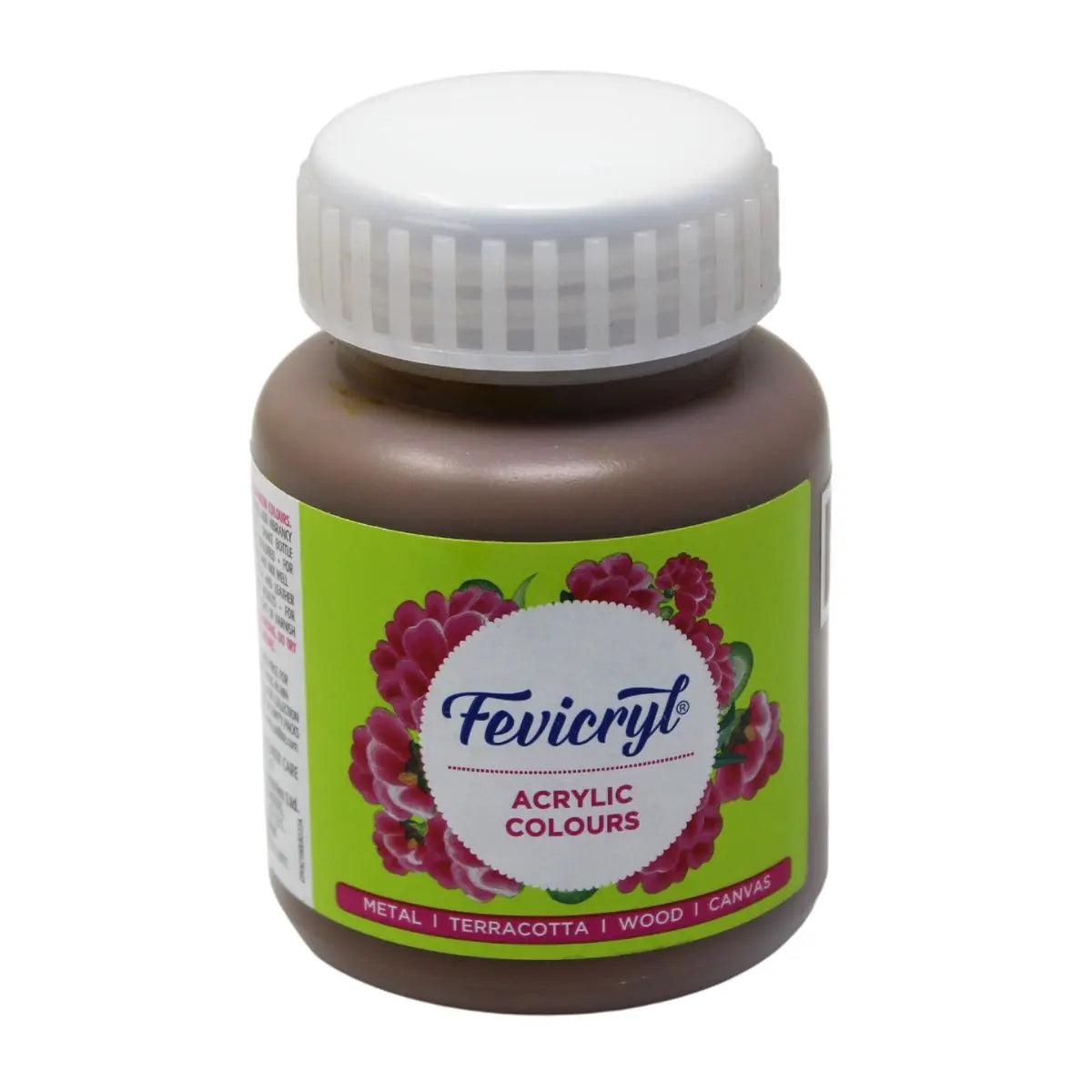 Fevicryl Acrylic Colours - Dark Brown - 100 ML