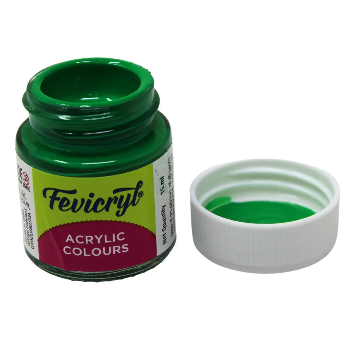 Fevicryl Acrylic Colours - Light Green - 15 ML