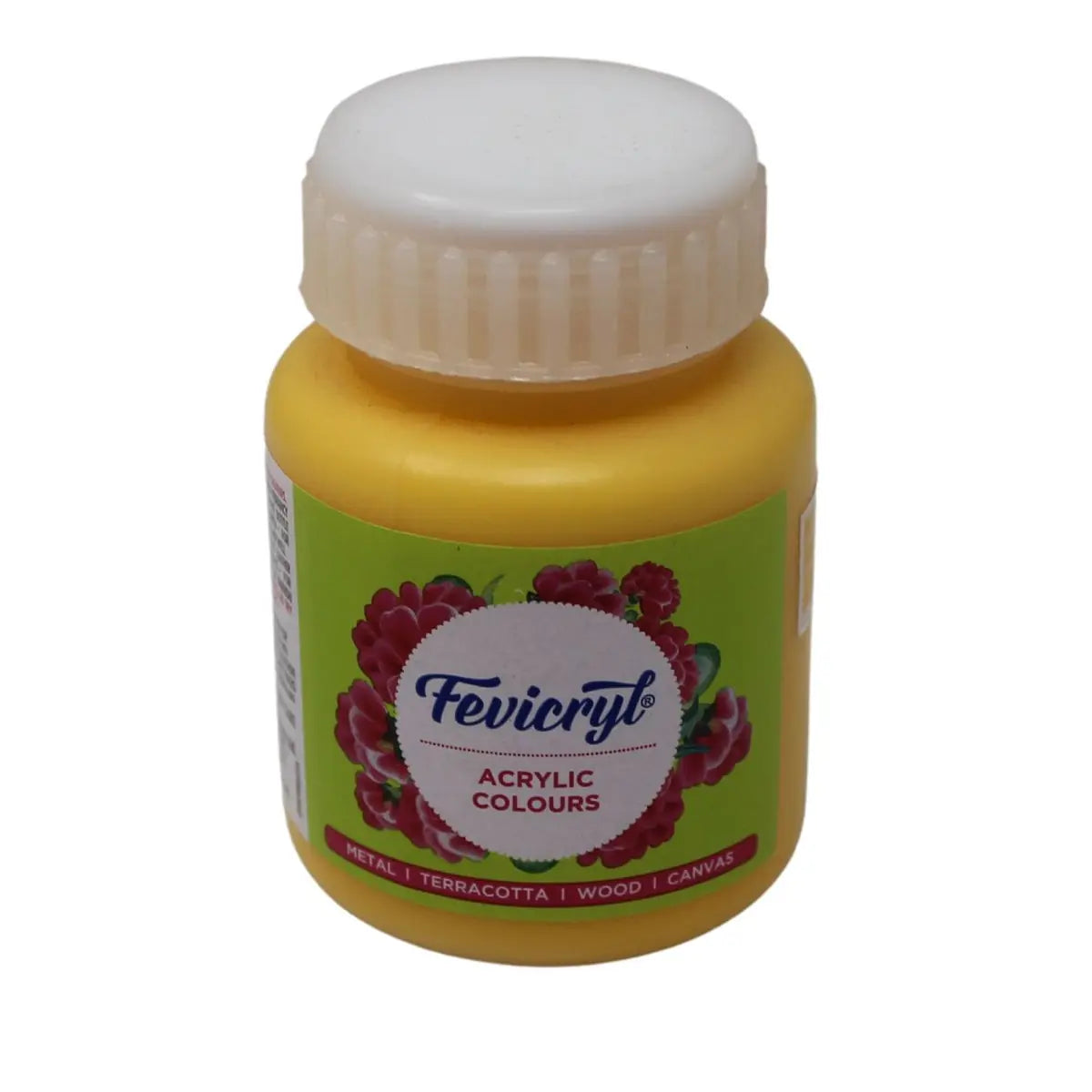 Fevicryl Acrylic Colours - Golden Yellow - 100 ML