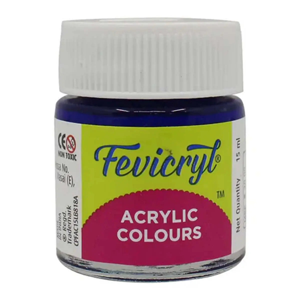 Fevicryl Acrylic Colours - Prussian Blue - 15 ML