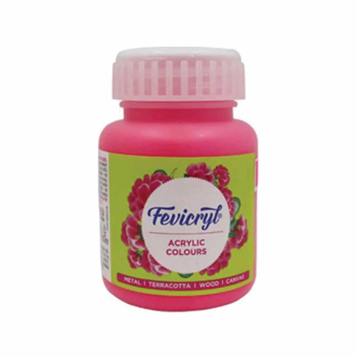 Fevicryl Acrylic Colours - Neon Pink - 100 ML