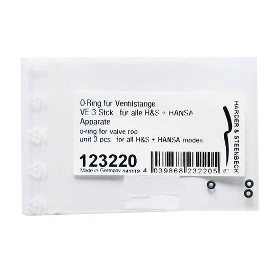 O-Ring For Valve Rod Unit 3 pcs., For All H&S and Hansa Models