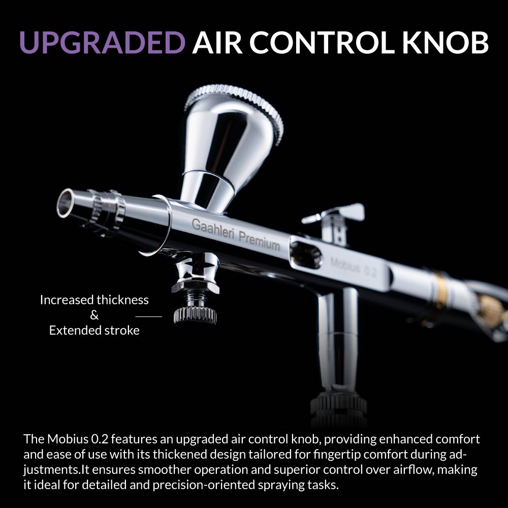 Gaahleri Premium Series - GHPM Mobius 0.2mm Airbrush