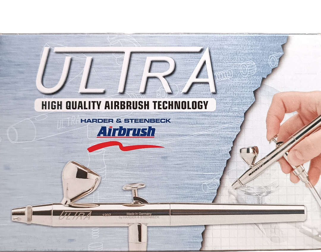 Ultra Airbrush set two-in-one by Vallejo 0.2 MM & 0.4 MM - Harder & Steenbeck (135533)