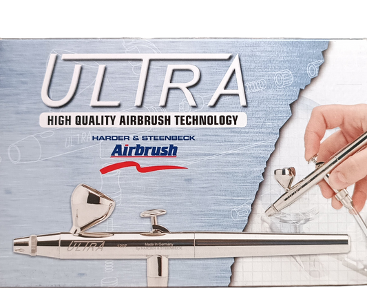 Ultra Airbrush set two-in-one by Vallejo 0.2 MM & 0.4 MM - Harder & Steenbeck (135533)
