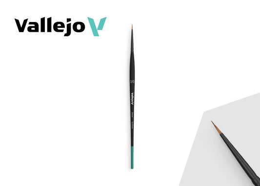 B02030 Vallejo Detail Brushes - Round Synthetic Brush No. 3/0
