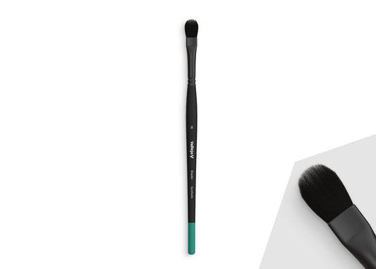 B06008 Vallejo Shader Brushes - Filbert Shader Flat Synthetic Brush No. 8