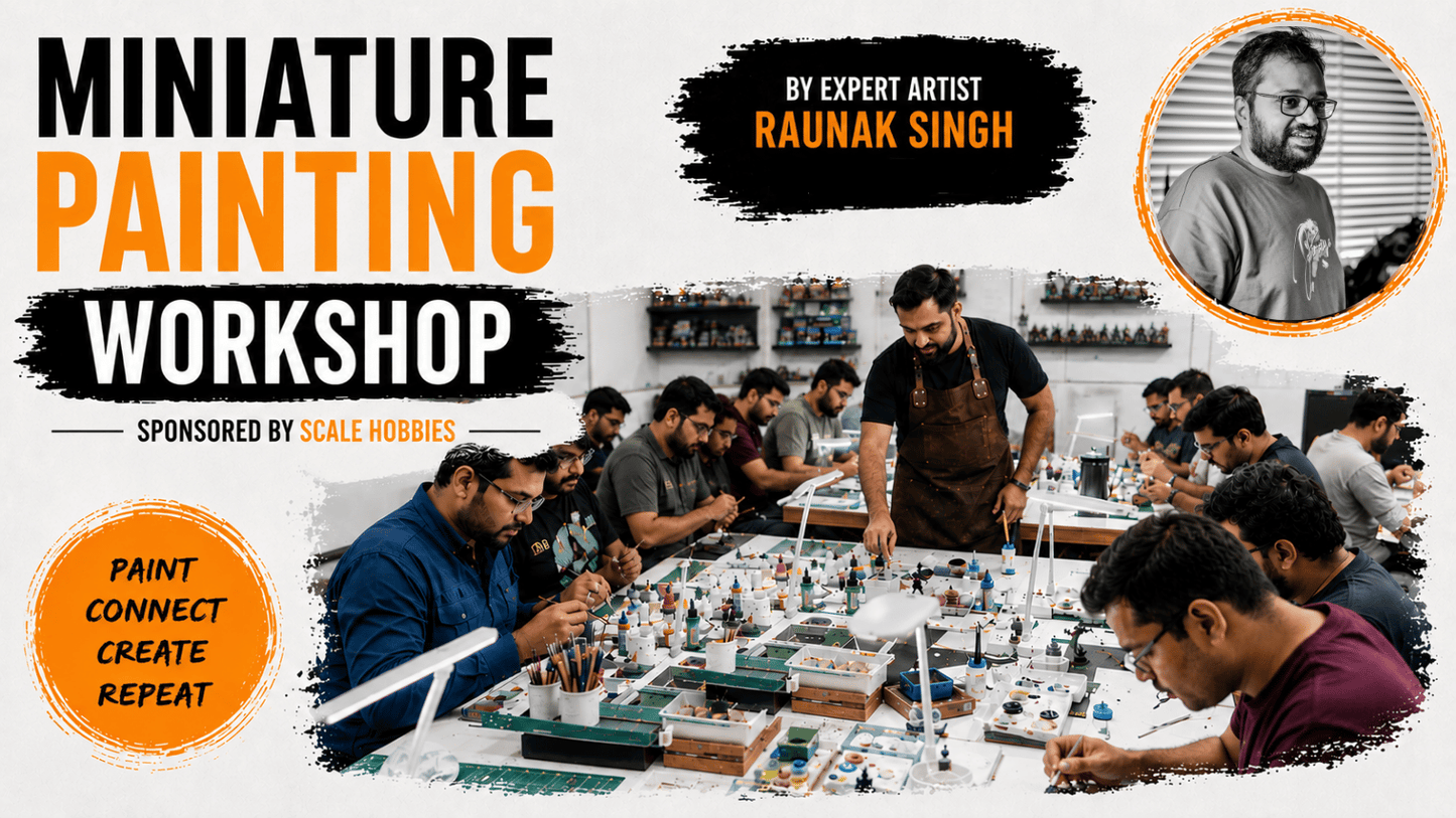 Miniature Painting Workshop with Raunak Singh