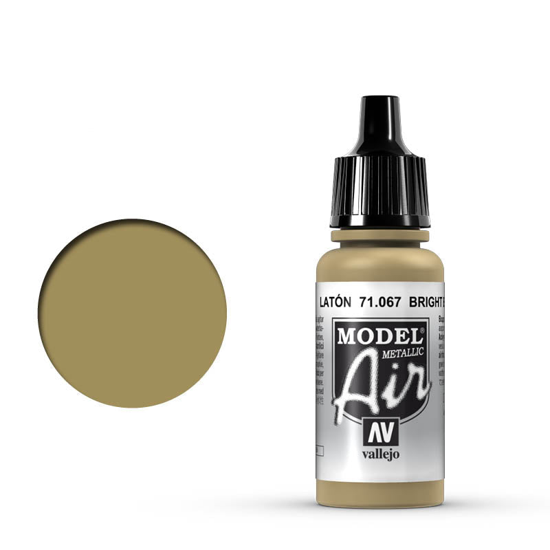 71.067 Vallejo Model Air - Bright Brass (Metallic) - 17 ML