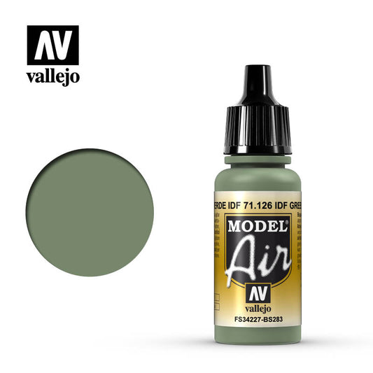 71.126 Vallejo Model Air - IDF/IAF Green - 17 ML