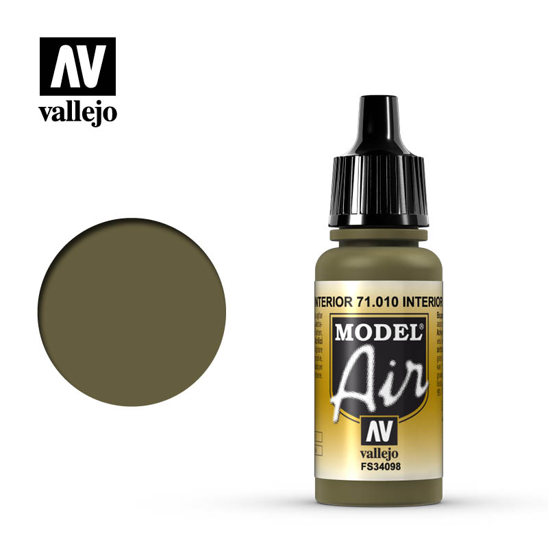 71.010 Vallejo Model Air - Interior Green - 17 ML