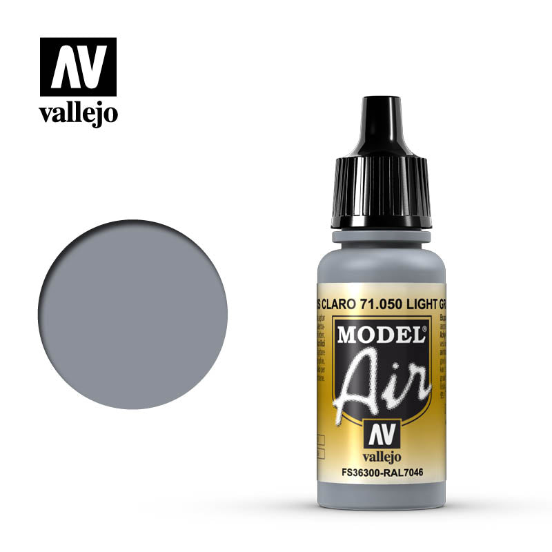 71.050 Vallejo Model Air - Light Gray - 17 ML