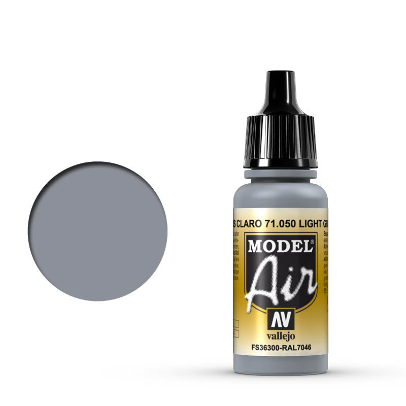 71.050 Vallejo Model Air - Light Gray - 17 ML