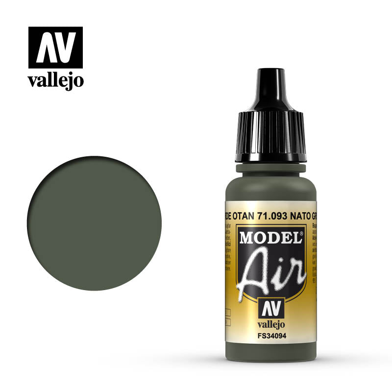 71.093 Vallejo Model Air - NATO Green - 17 ML