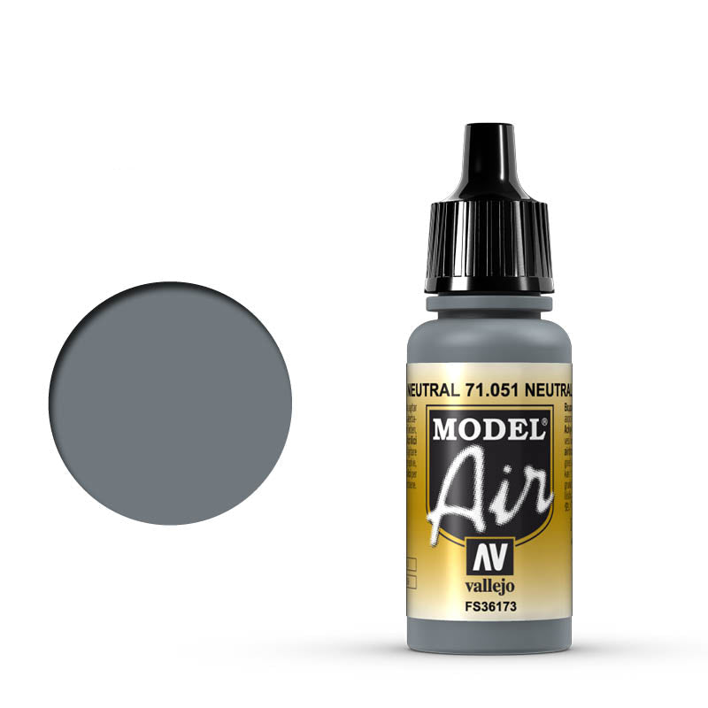 71.051 Vallejo Model Air - Neutral Gray - 17 ML