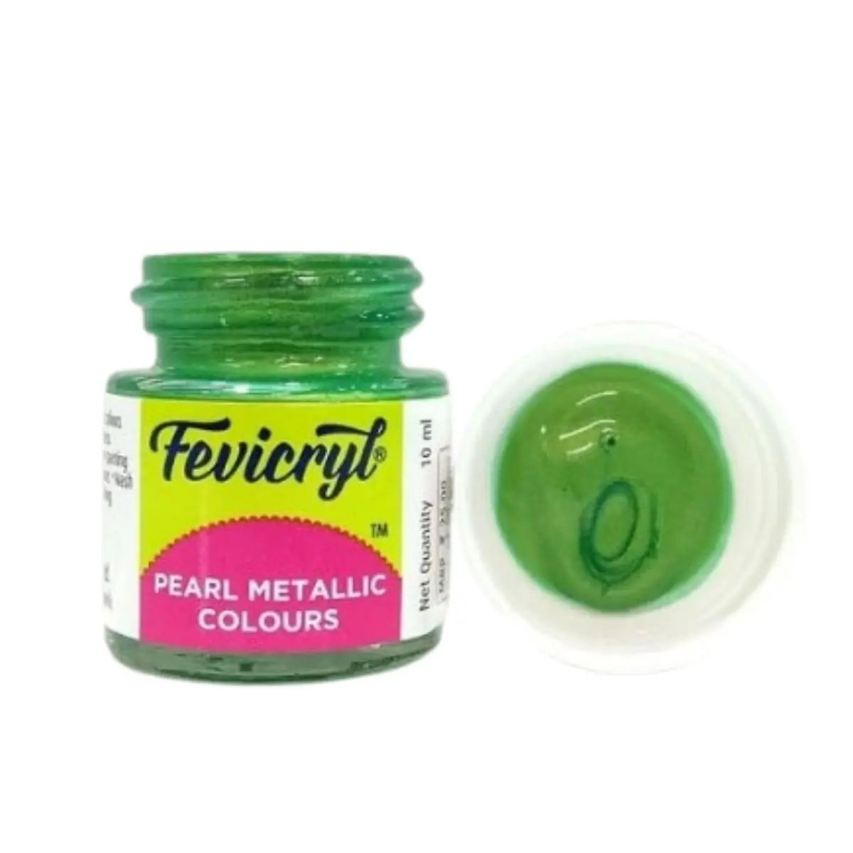 Fevicryl Pearl Metallic Colours - Green - 10 ML