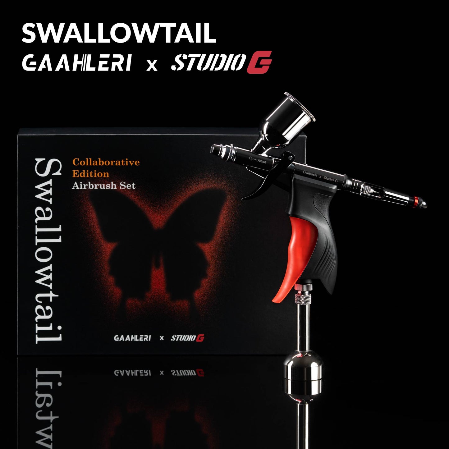 Gaahleri Ace Series โ GHAC-Swallowtail & StudioG Trigger Style Airbrush (0.28mm, 0.5mm & 0.7mm)