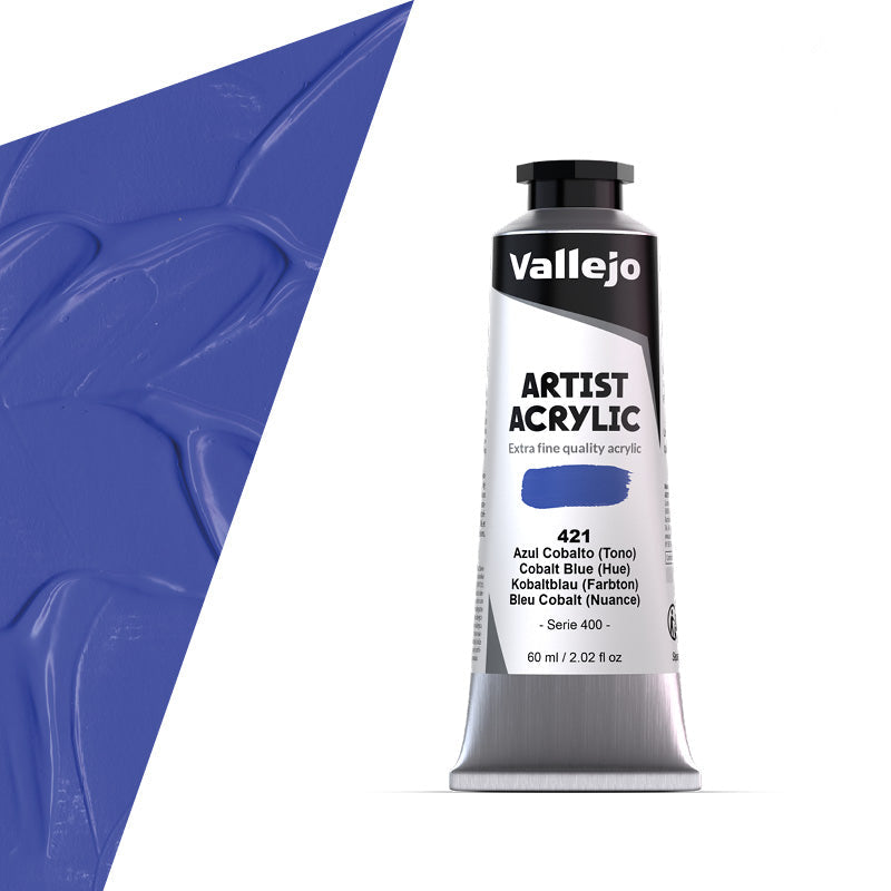 16.421 Vallejo Artist Acrylic - Cobalt Blue (Hue) - 60 ML